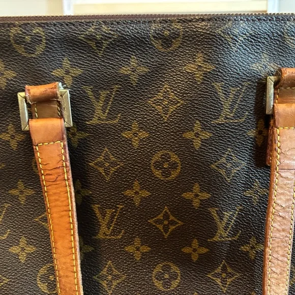 Authentic Louis Vuitton Monogram Cabas Mezzo Tote Bag - Good Condition - Picture 4 of 12